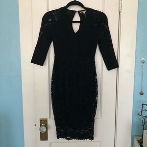 Gianni Bini Black Lace Dress